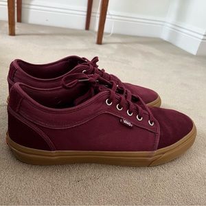 Men’s vans chukka low port royals/gum color sneakers